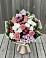 Букет цветов из: Альстромерии, Гвоздики, Розы и Хризантемы в Дмитрове