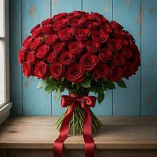 Букет Красные розы Блэк Меджик в Дмитрове