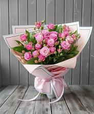 Букет Розовый кустик в Дмитрове