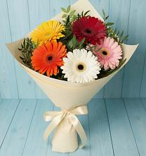 Букет цветов из:  Герберы в Дмитрове