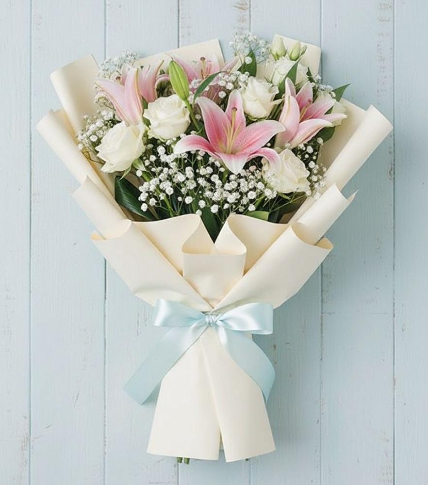 Букет цветов из: Лилии в Дмитрове