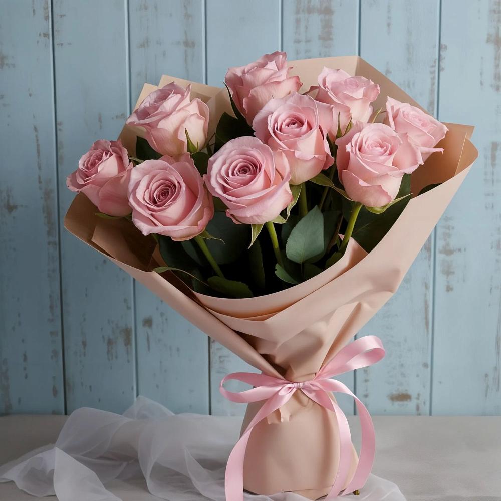 Букет цветов из: Розы в Дмитрове