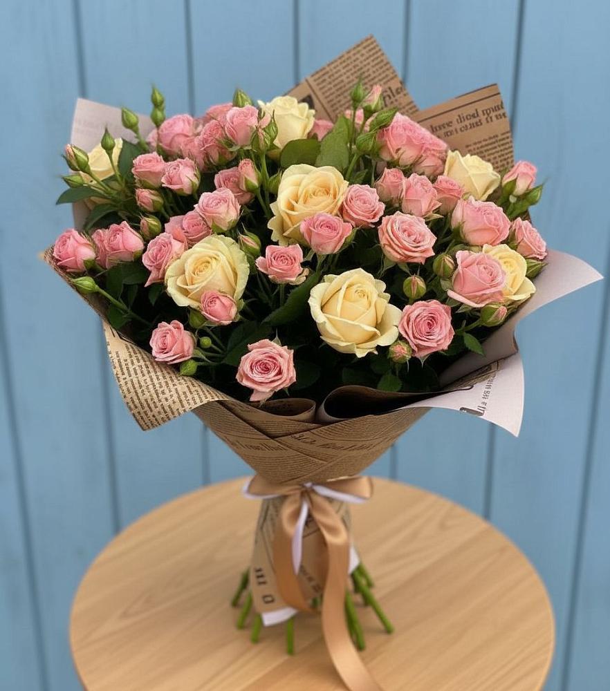 Букет цветов из: Розы в Дмитрове