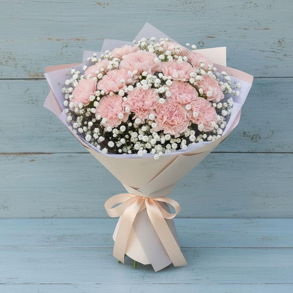 Букет цветов из: Гвоздики в Дмитрове