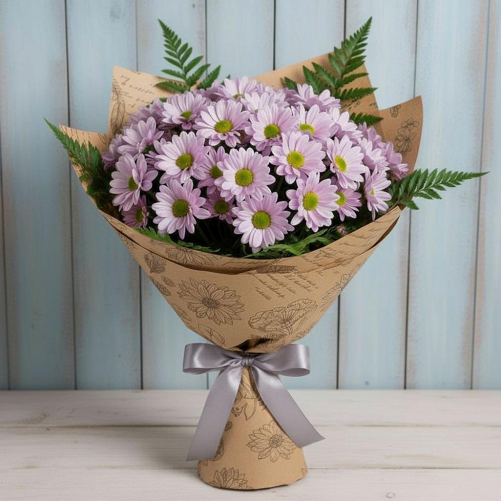 Букет цветов из: Хризантемы в Дмитрове
