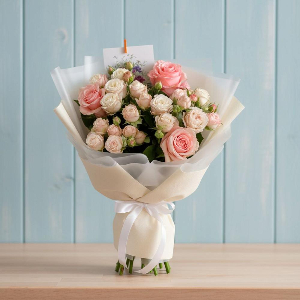 Букет цветов из: Розы в Дмитрове