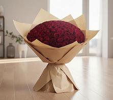 Букет 101 Красная роза в Дмитрове