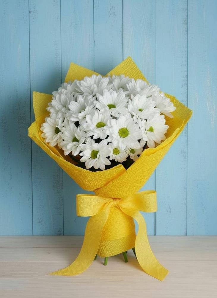 Букет цветов из: Хризантемы в Дмитрове