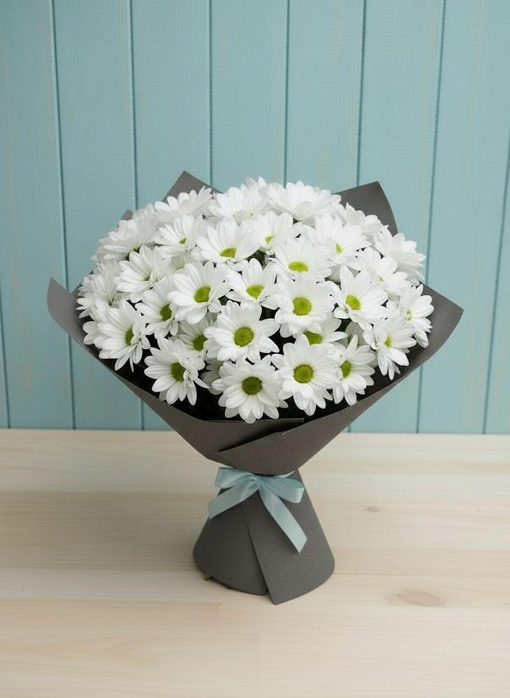 Букет цветов из: Хризантемы в Дмитрове