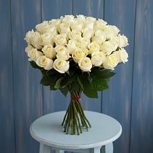 Букет 51 Белая роза Эдлесс Лав #REPLACE_PRED# Дмитрове
