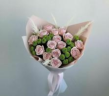 Букет цветов из:  Розы и Хризантемы #REPLACE_PRED# Дмитрове