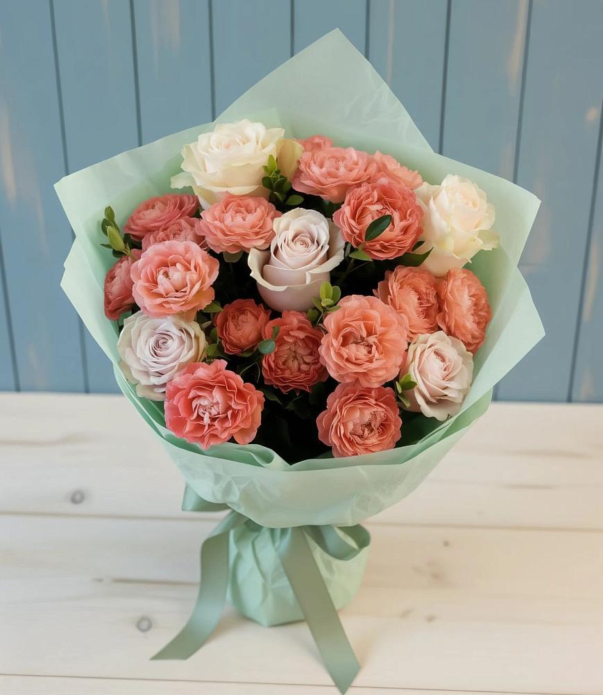 Букет цветов из: Розы в Дмитрове