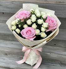 Букет цветов из:  Розы в Дмитрове