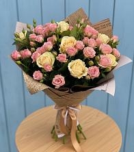 Букет цветов из:  Розы в Дмитрове