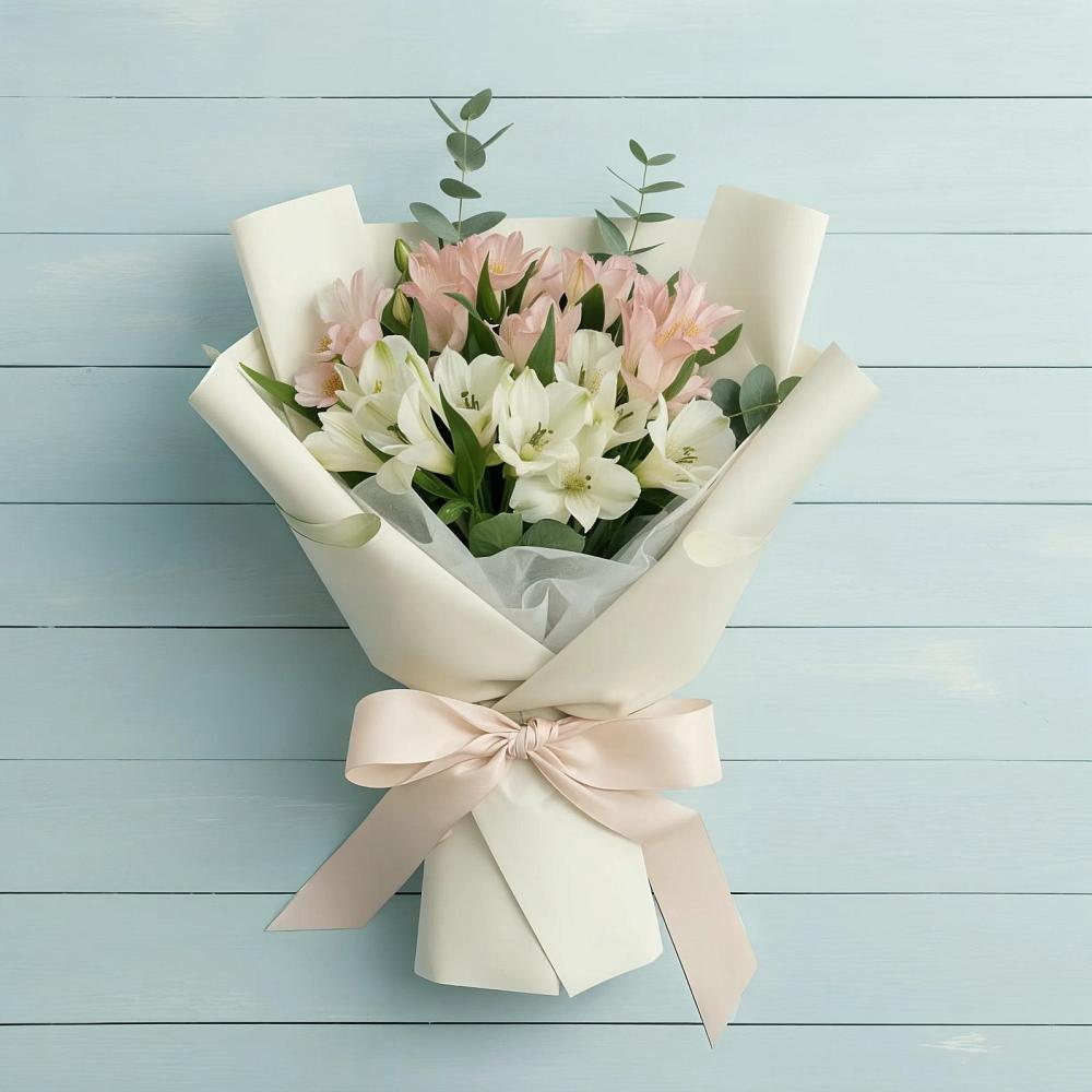 Букет цветов из: Альстромерии в Дмитрове