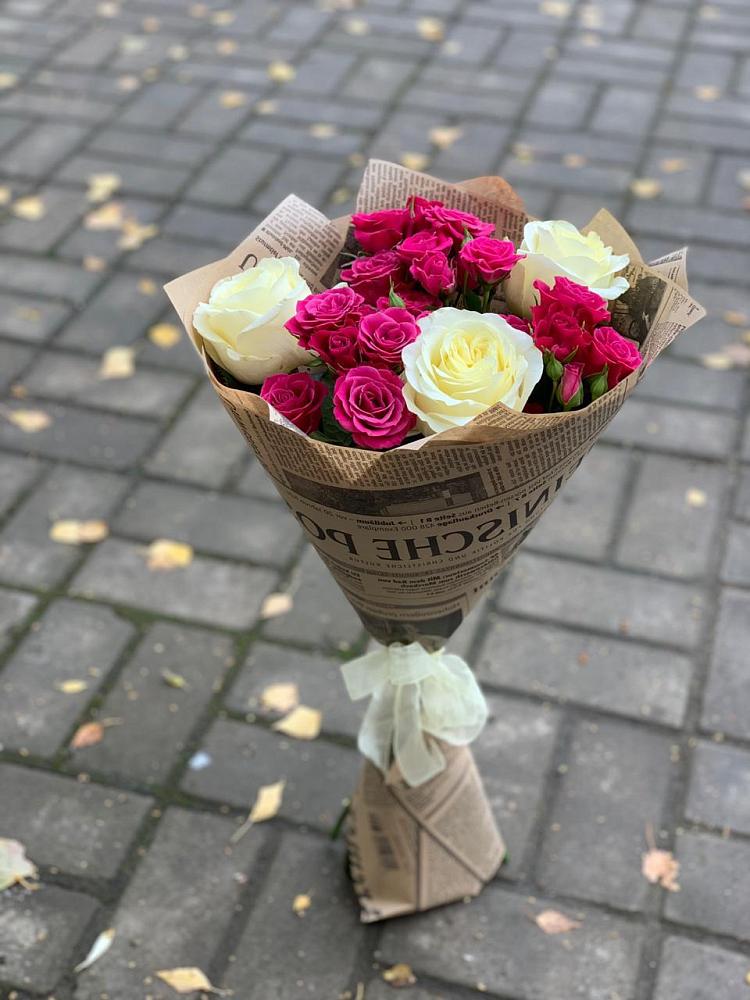 Букет цветов из: Розы в Дмитрове