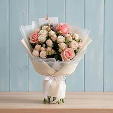 Букет цветов из:  Розы в Дмитрове