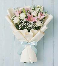 Букет цветов из:  Лилии в Дмитрове