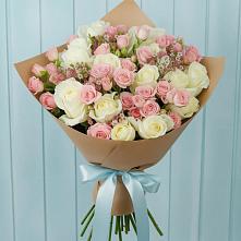 Букет цветов из:  Розы в Дмитрове